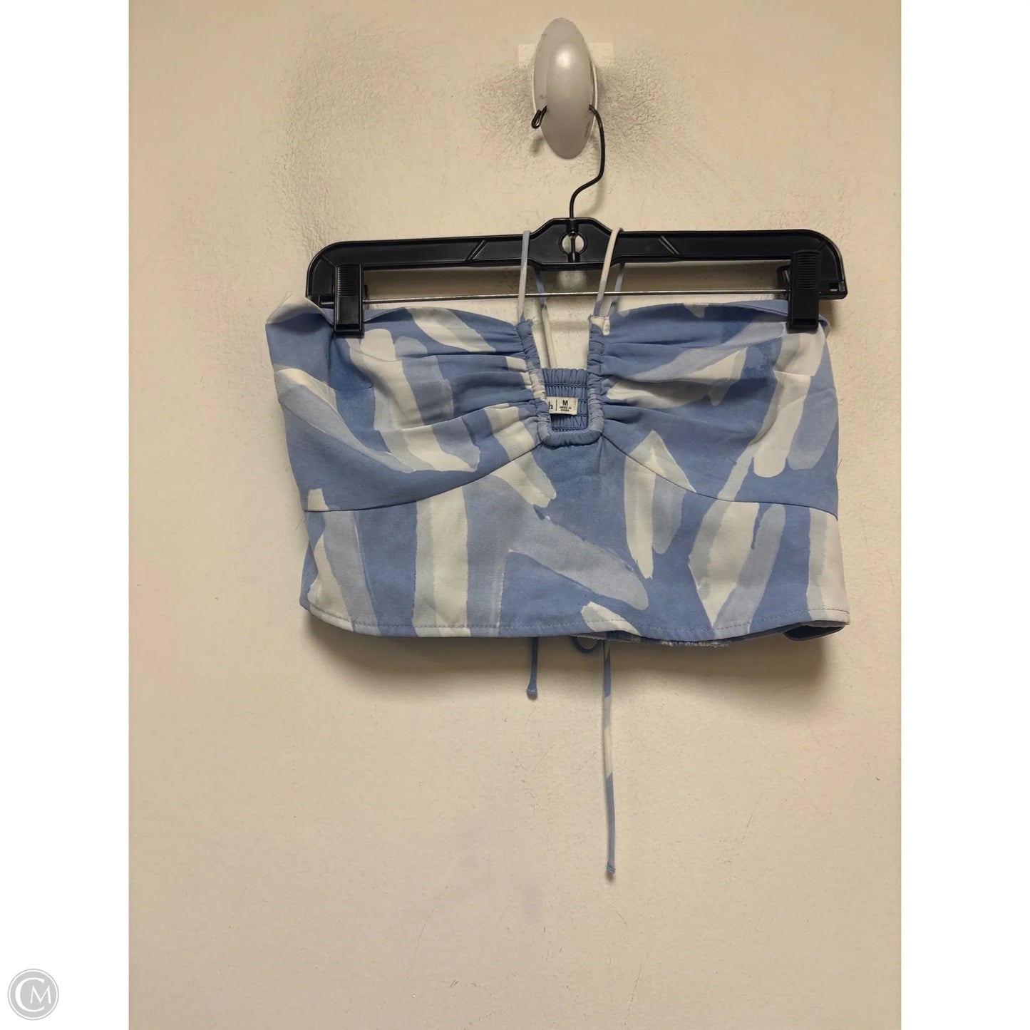 Tank Top By Abercrombie And Fitch In Blue & White, Size: M