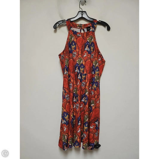 Dress Casual Short By Walt Disney In Red, Size: M