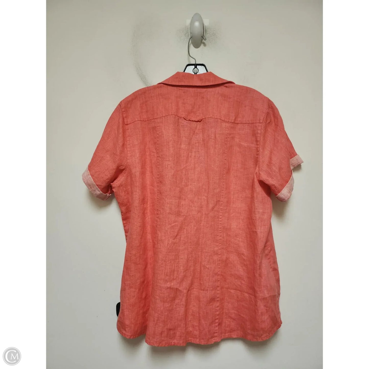 Top Short Sleeve By Tommy Bahama In Coral, Size: Xl