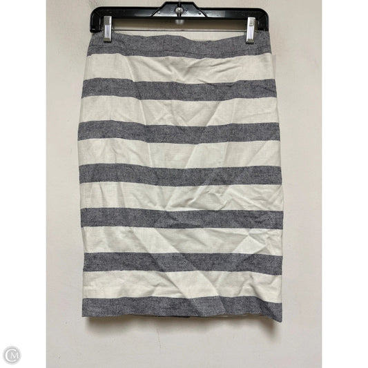 Skirt Mini & Short By J. Crew In Striped Pattern, Size: 0