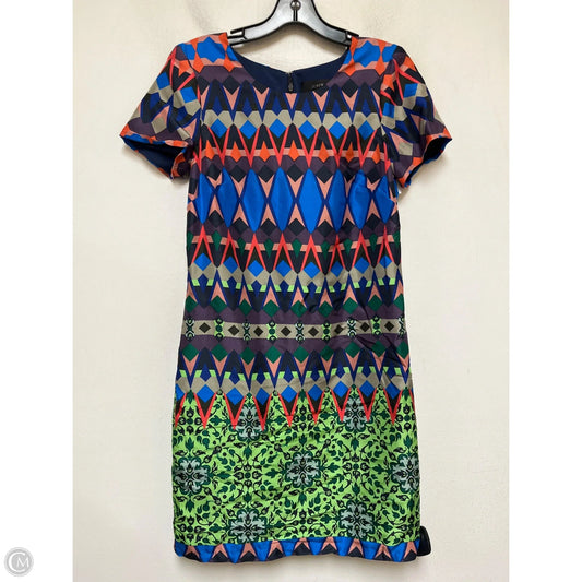 Dress Casual Midi By J. Crew In Multi-colored, Size: Xs