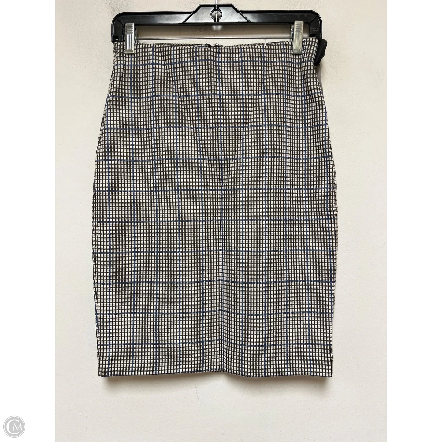 Skirt Midi By Ann Taylor In Blue & Brown, Size: 2