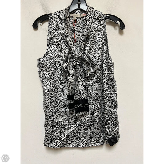Top Sleeveless By Limited In Black & White, Size: Xs