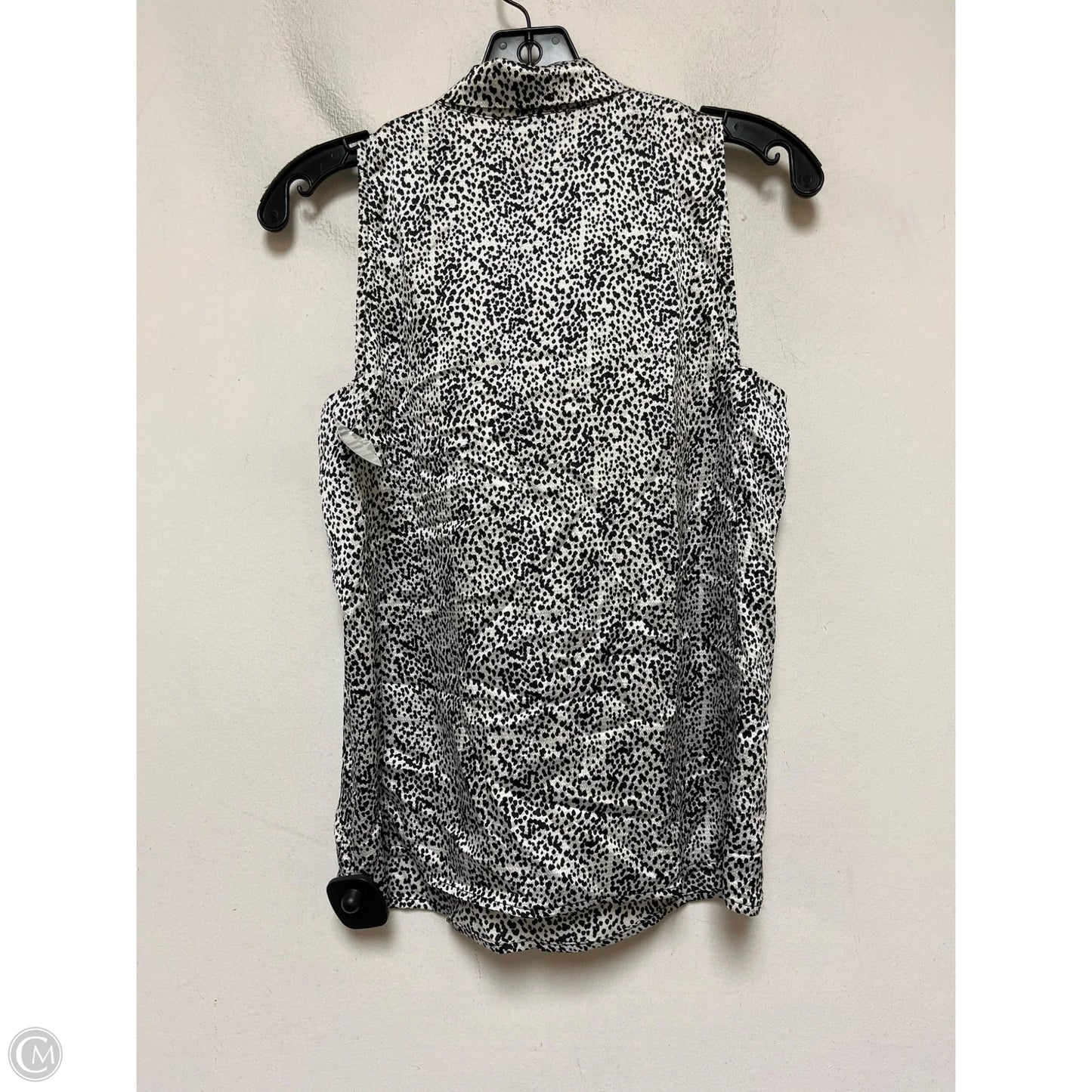 Top Sleeveless By Limited In Black & White, Size: Xs