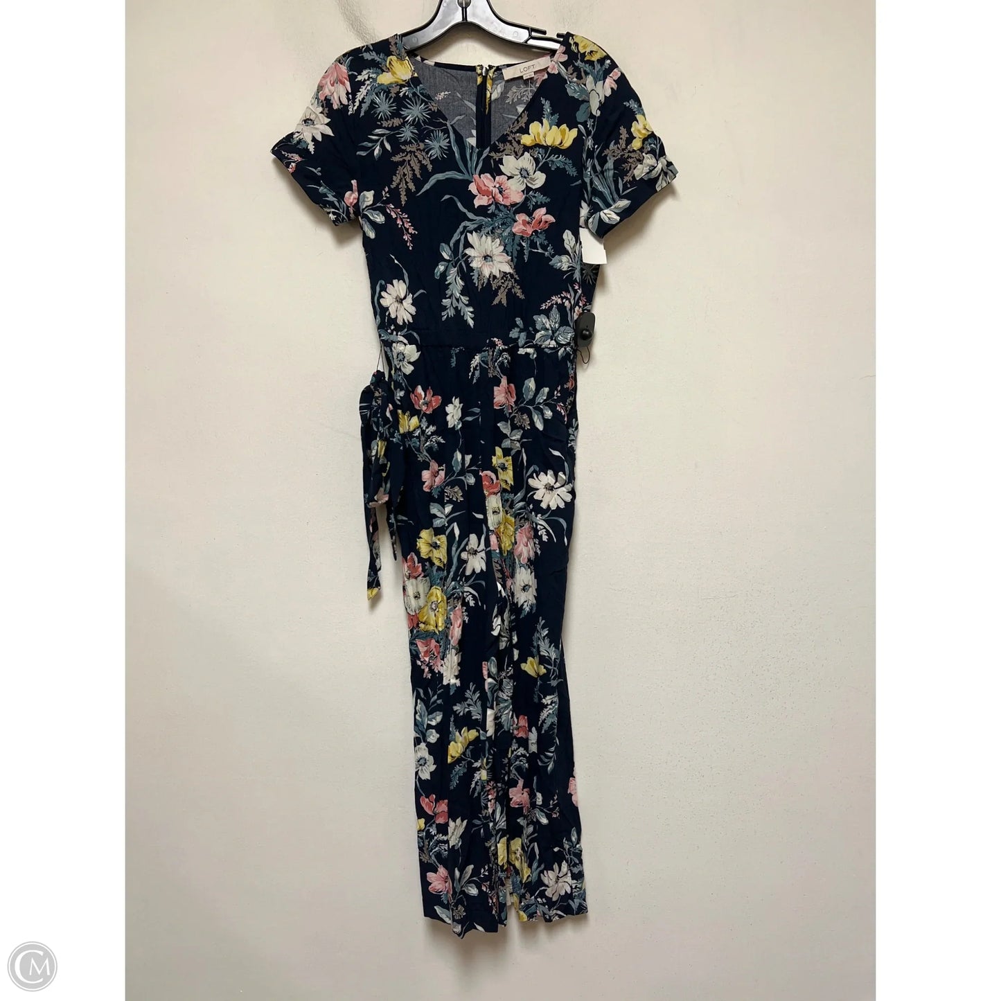Jumpsuit By Loft In Floral Print, Size: Xs