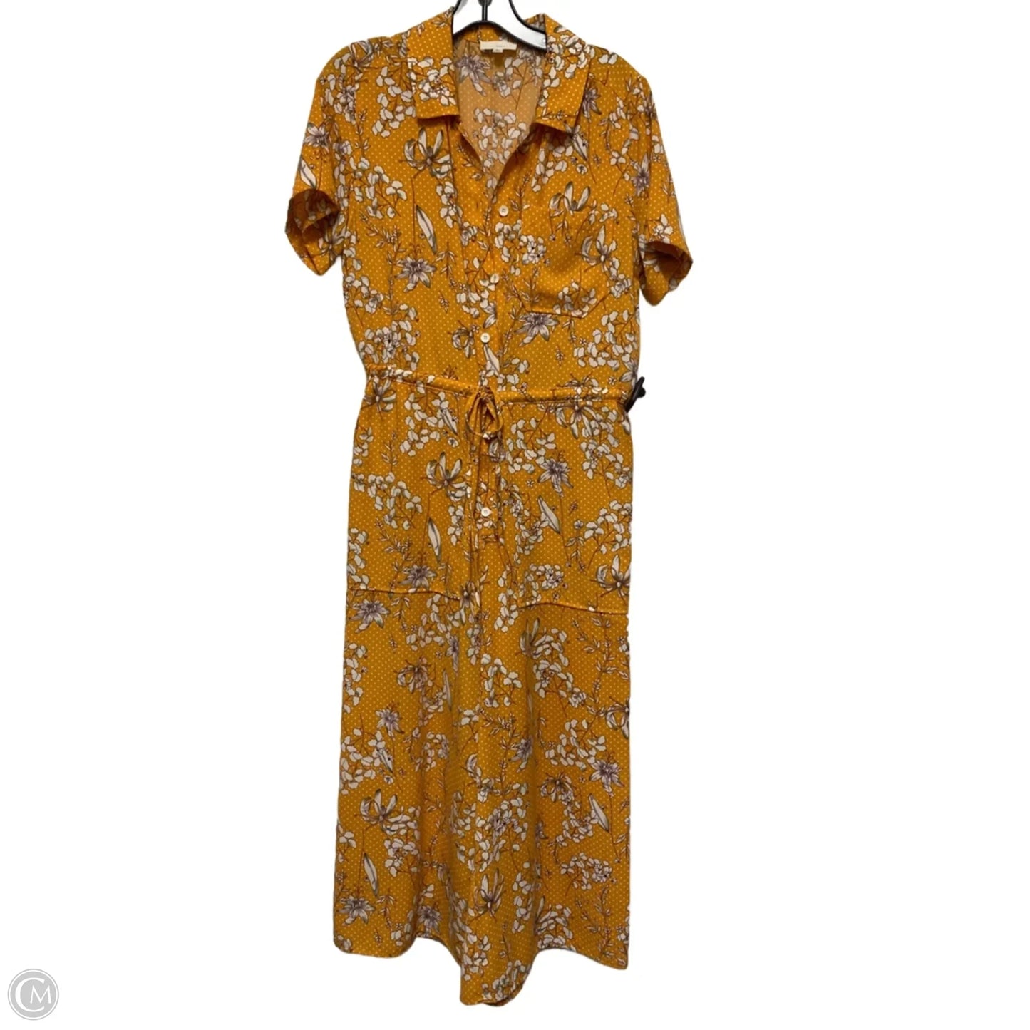 Jumpsuit By A Loves A In Orange & White, Size: M