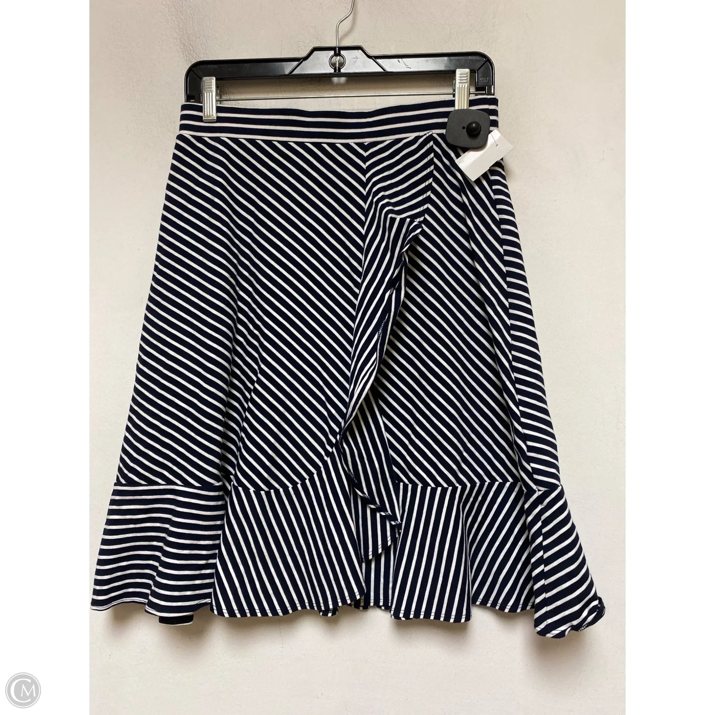 Skirt Midi By Talbots In Striped Pattern, Size: 6p