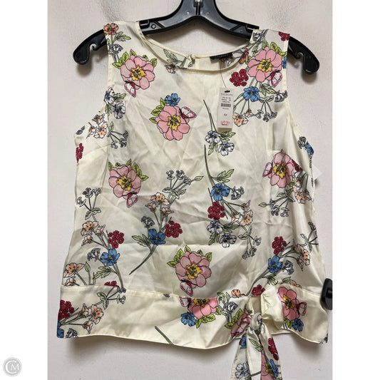 Top Sleeveless By Talbots In Floral Print, Size: Sp
