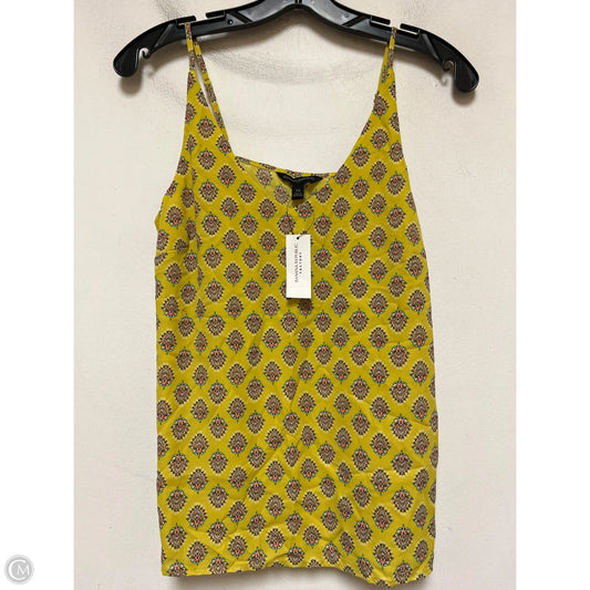 Top Sleeveless By Banana Republic In Chartreuse, Size: Xs