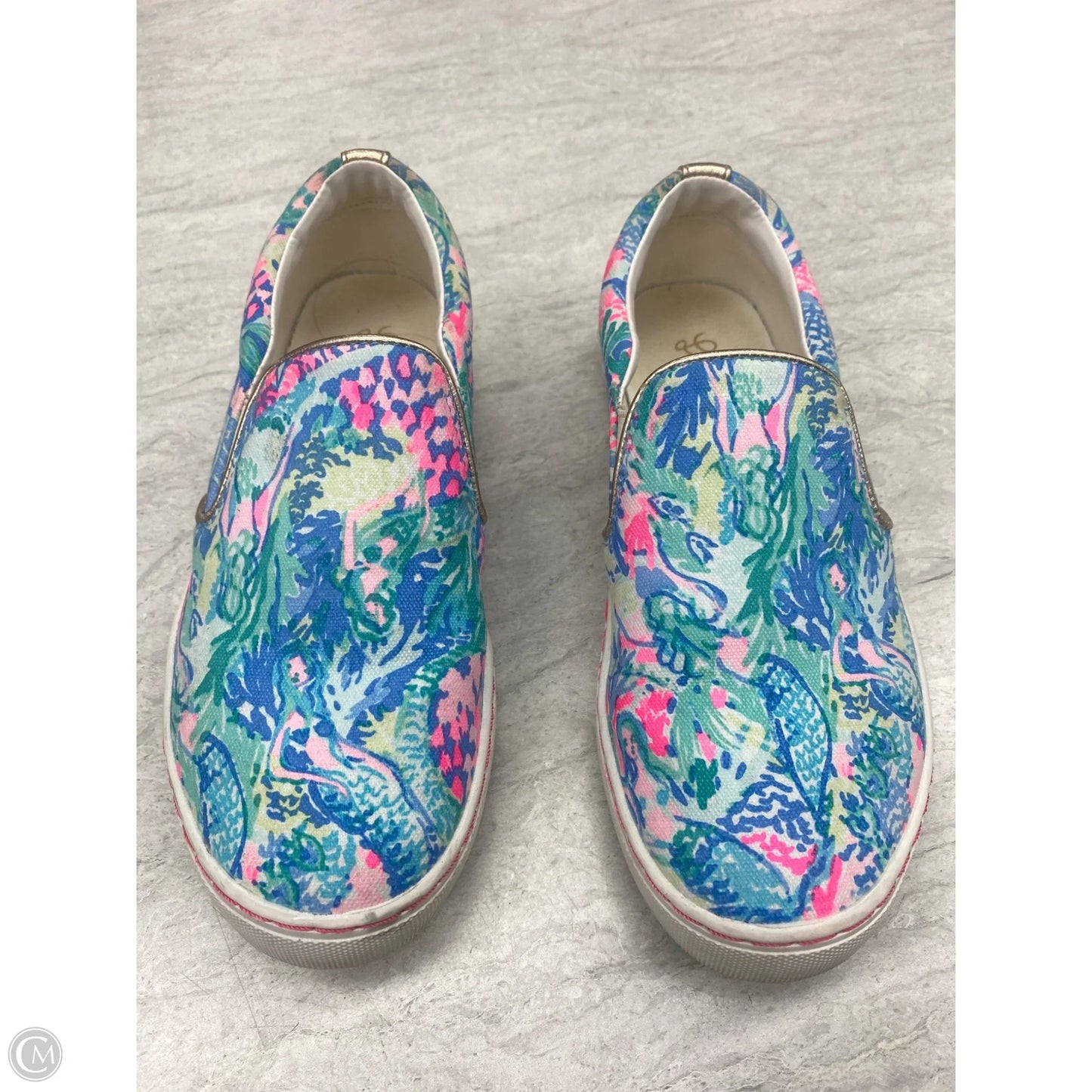 Shoes Designer By Lilly Pulitzer In Multi-colored, Size: 6