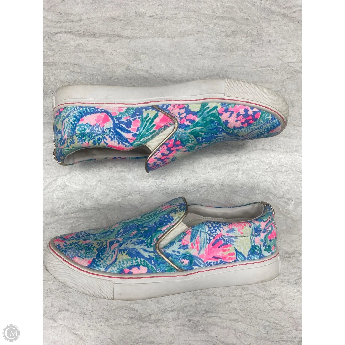 Shoes Designer By Lilly Pulitzer In Multi-colored, Size: 6