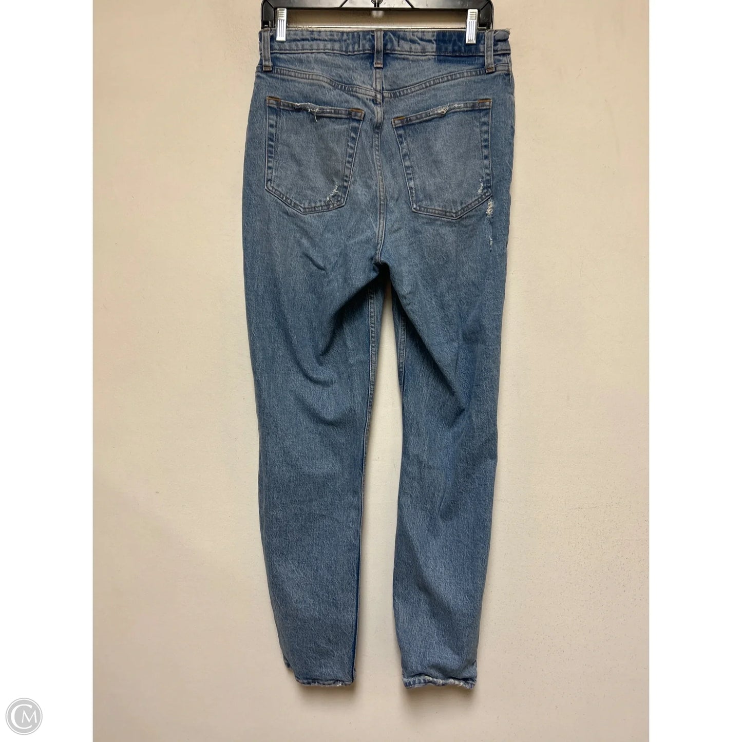 Jeans Straight By Abercrombie And Fitch In Blue Denim, Size: 6
