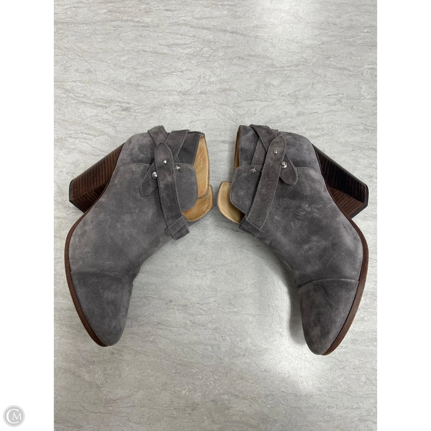 Shoes Heels Block By Rag And Bone In Grey, Size: 9.5