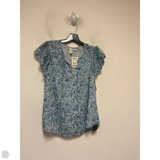 Top Short Sleeve By Joie In Paisley Print, Size: Xs