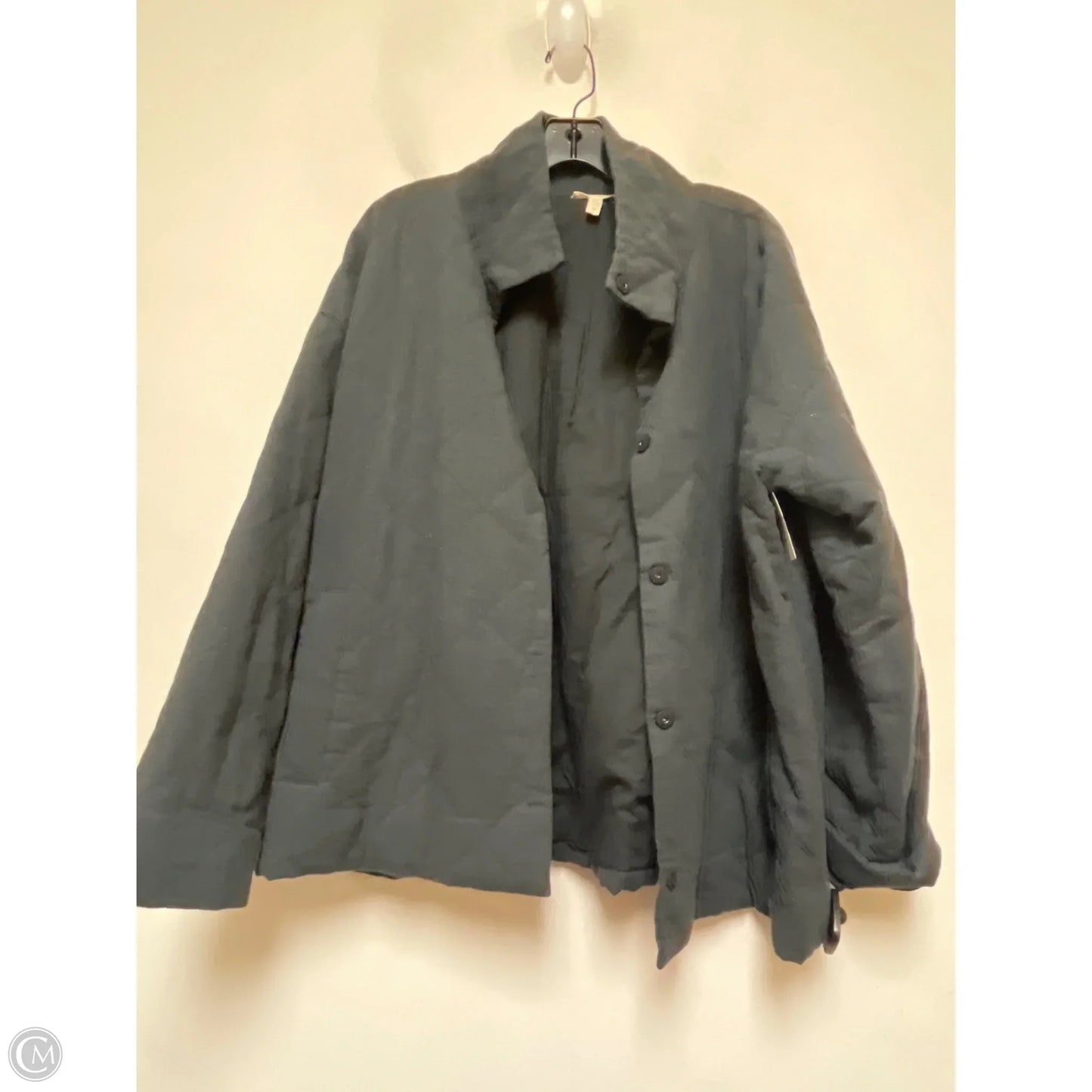 Jacket Other By Eileen Fisher In Grey, Size: M