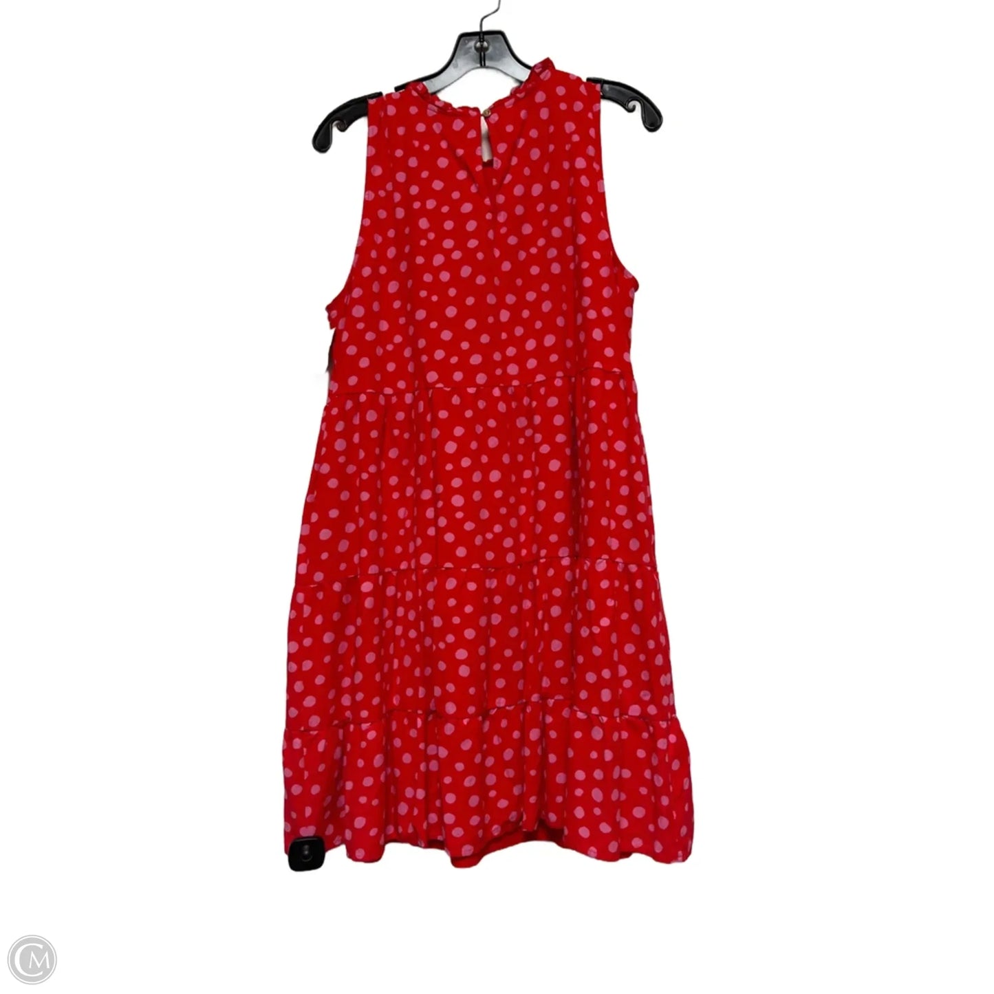 Dress Casual Short By Loft In Polkadot Pattern, Size: L