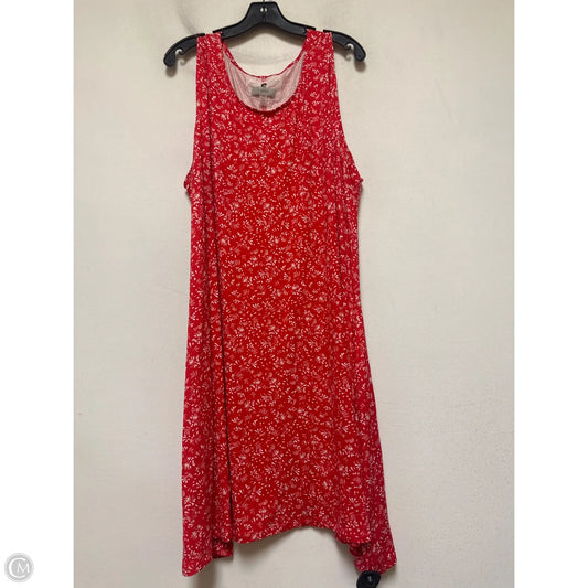 Dress Casual Midi By Cupio In Red, Size: 3x