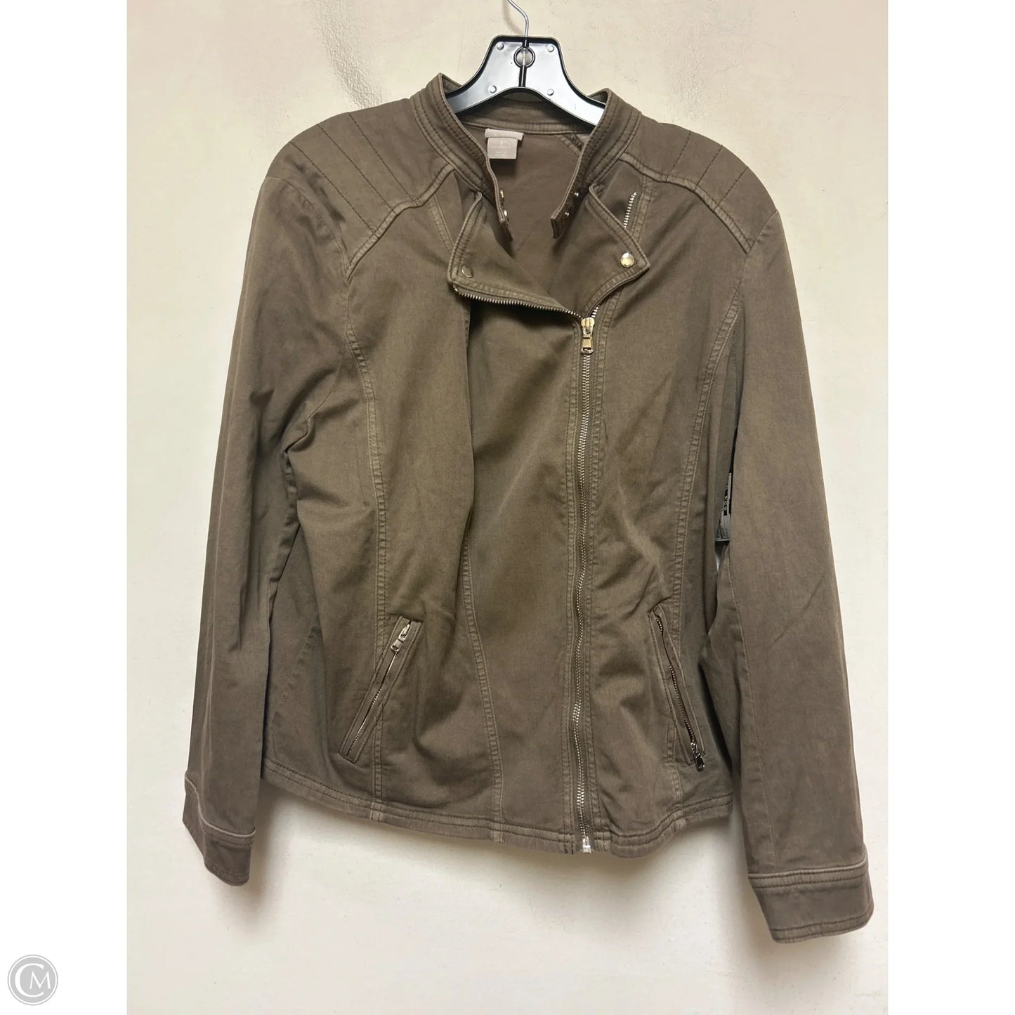 Jacket Other By Chicos In Brown, Size: L