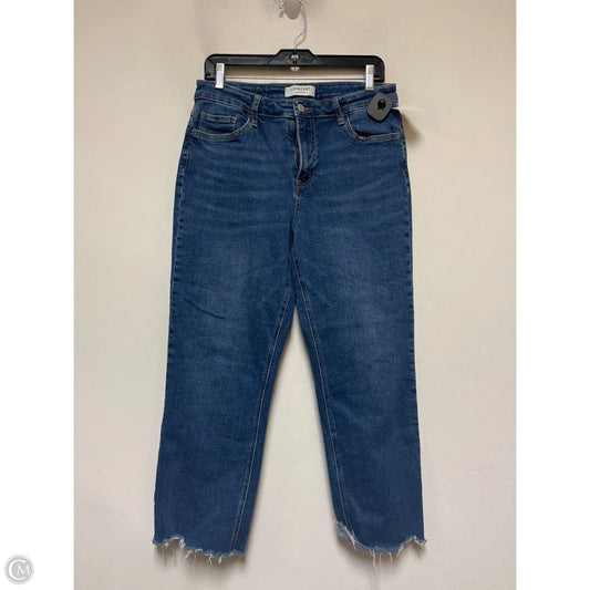 Jeans Straight By Vervet In Blue Denim, Size: 8