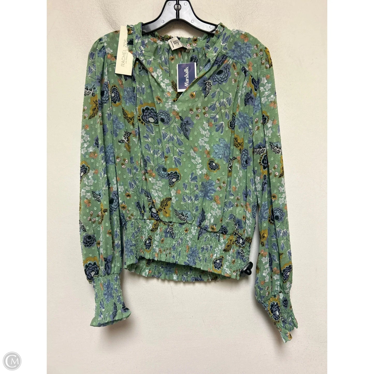 Top Long Sleeve By Rachel Zoe In Floral Print, Size: M