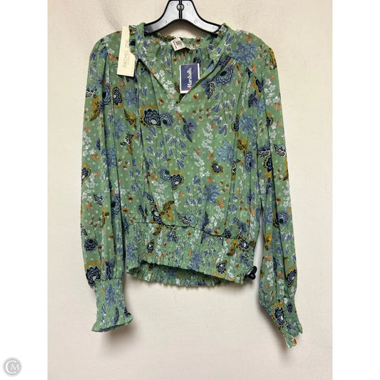 Top Long Sleeve By Rachel Zoe In Floral Print, Size: M