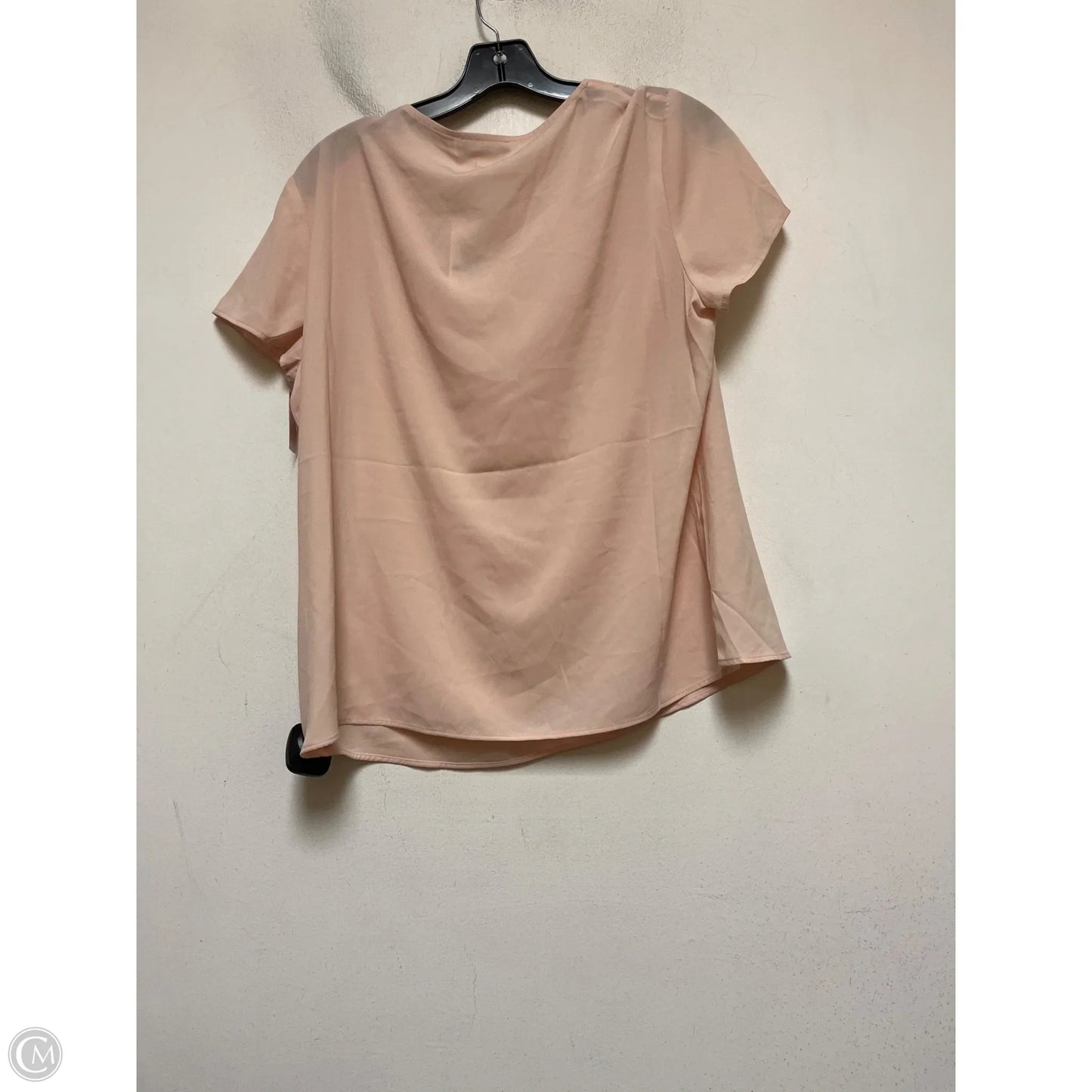 Top Short Sleeve By Calvin Klein In Pink, Size: Xl