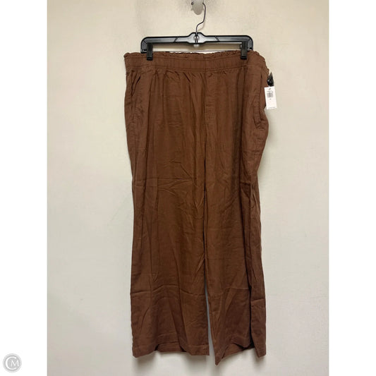 Pants Wide Leg By Old Navy In Brown, Size: 16