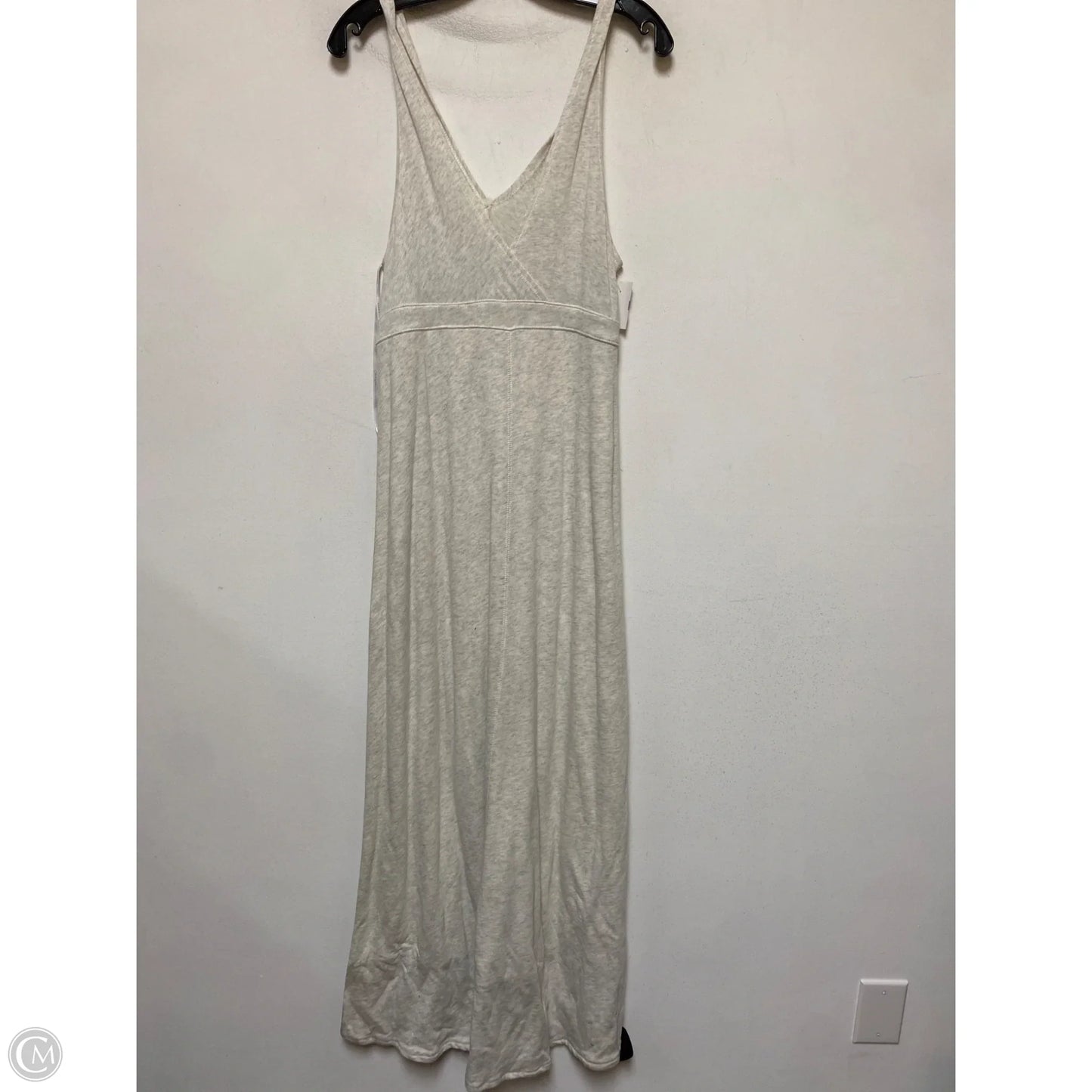 Dress Casual Maxi By Calvin Klein In Cream, Size: L