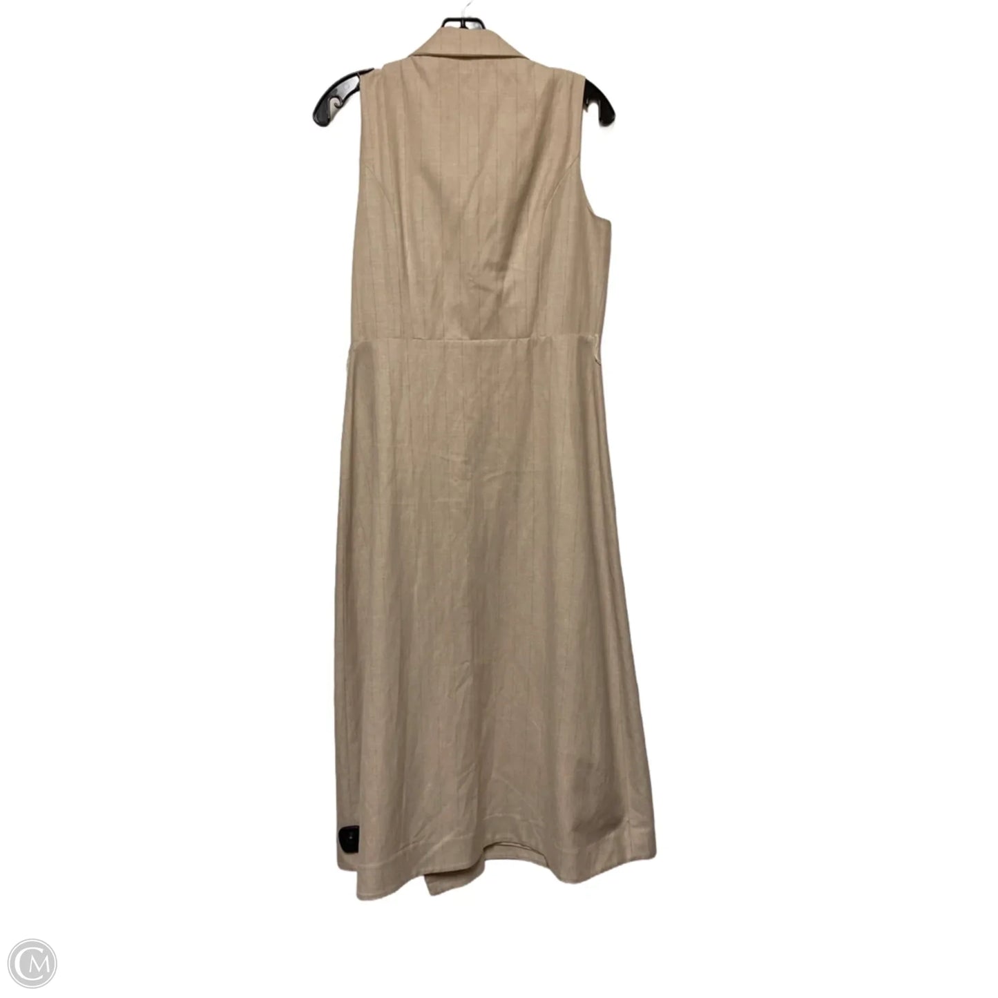 Dress Casual Maxi By Ann Taylor In Tan, Size: S