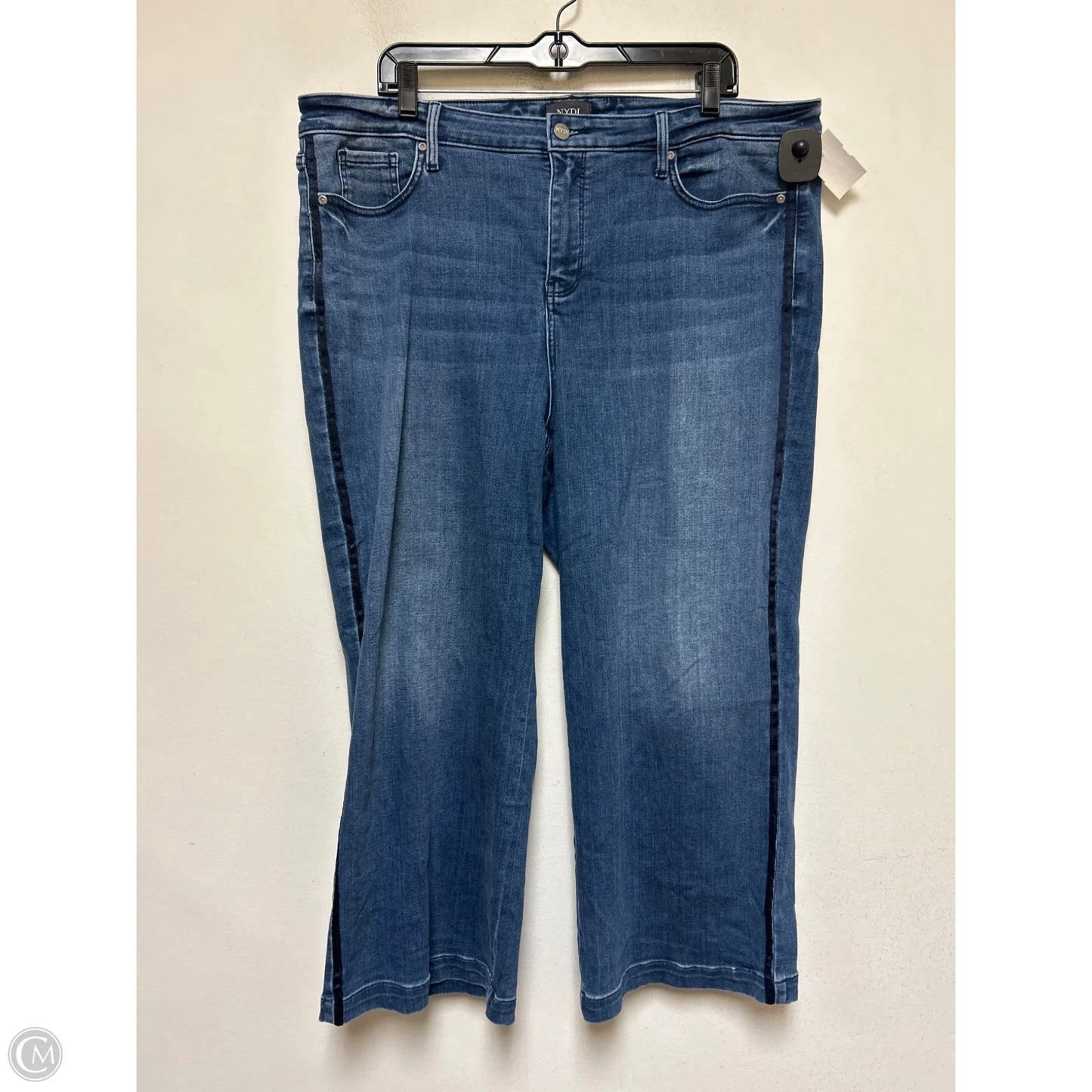 Jeans Wide Leg By Not Your Daughters Jeans In Blue Denim, Size: 18