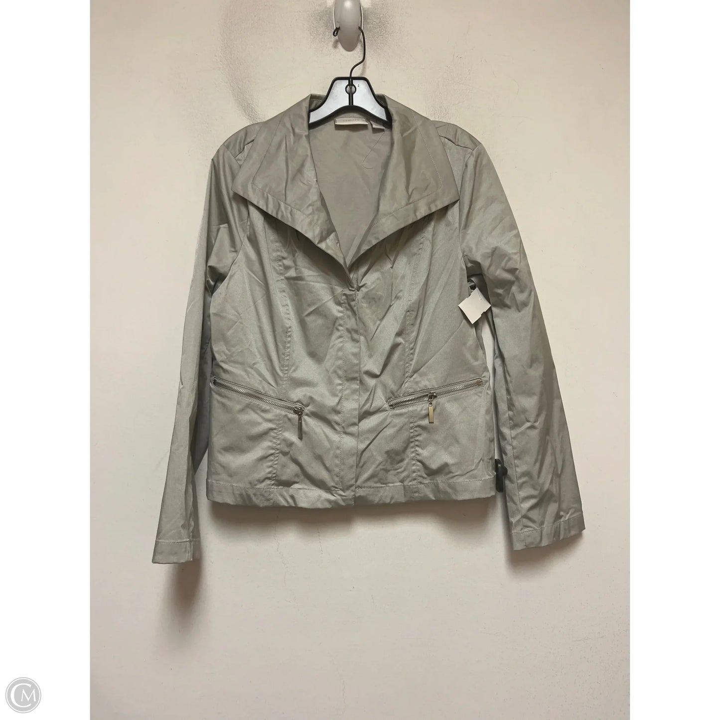 Jacket Other By Chicos In Grey, Size: M
