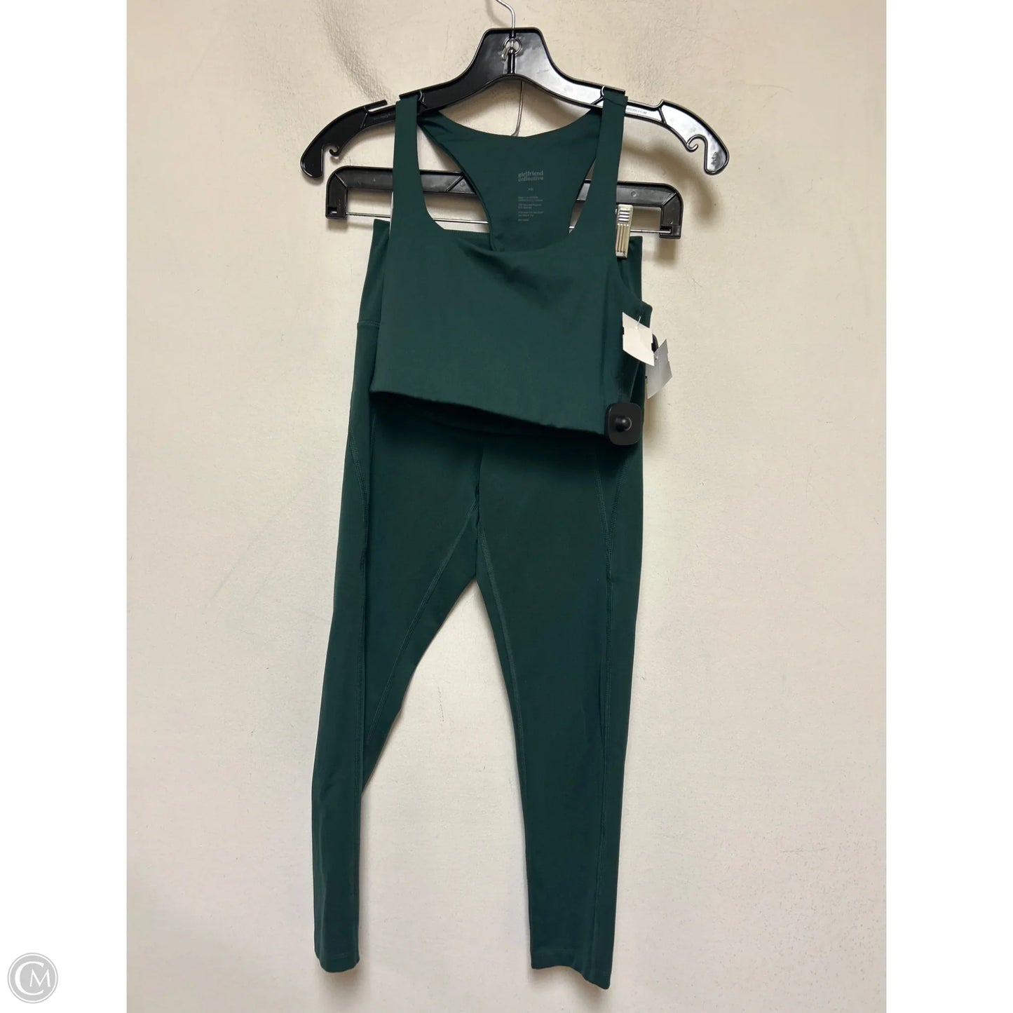 Athletic Pants 2pc By Clothes Mentor In Green, Size: Xs