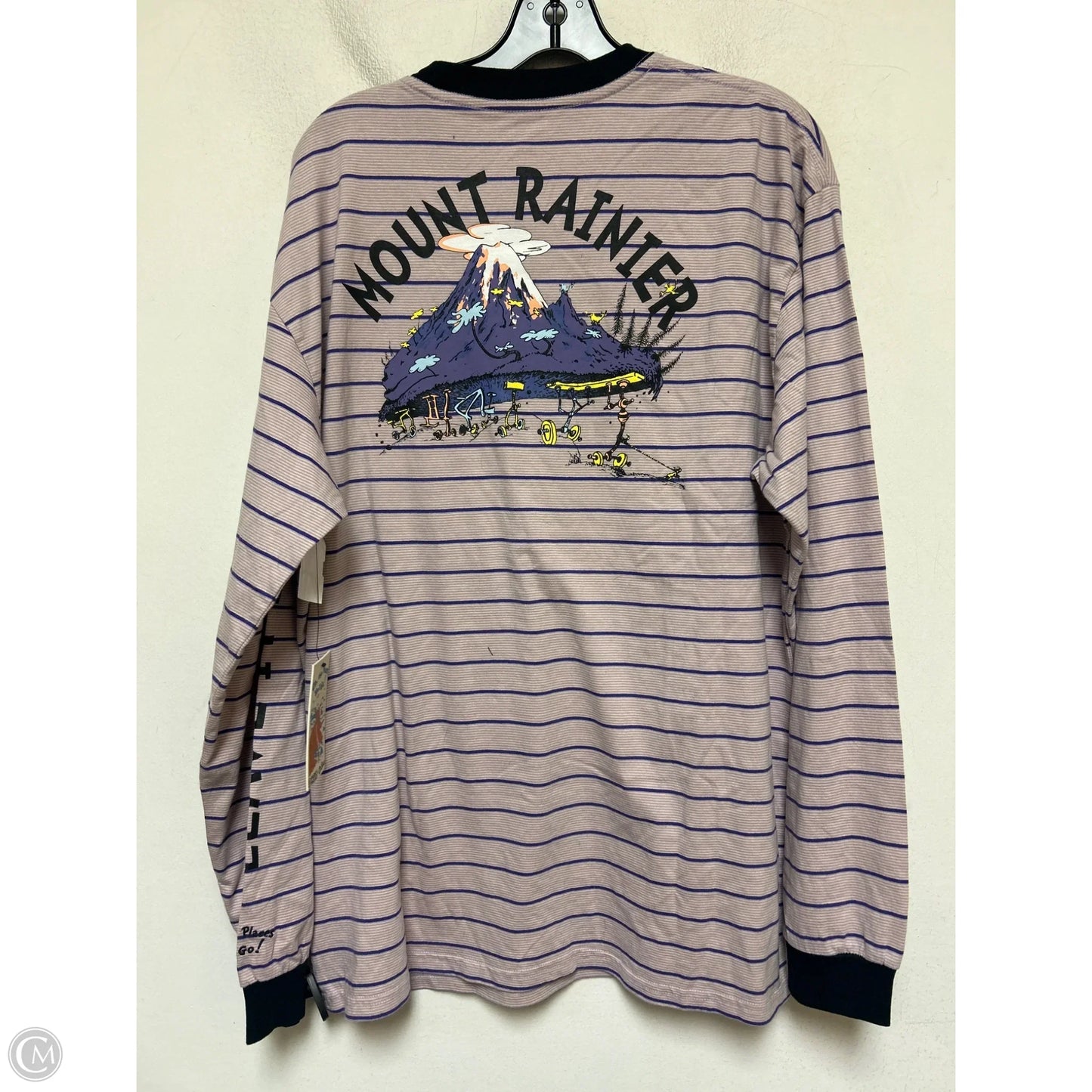 Top Long Sleeve By Clothes Mentor In Striped Pattern, Size: Xl