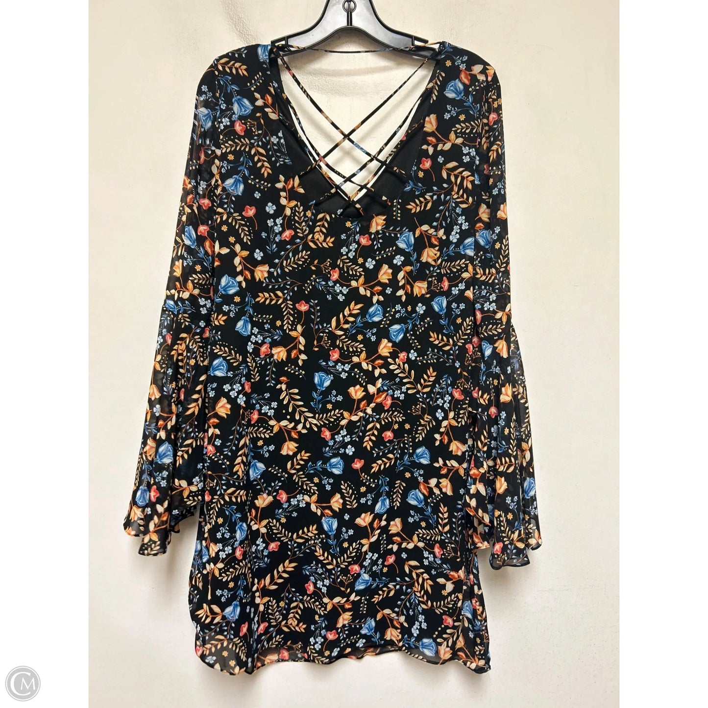 Dress Casual Short By Kensie In Floral Print, Size: S