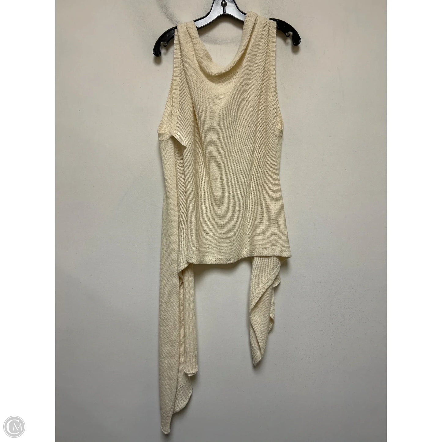 Sweater Cardigan By Eileen Fisher In Tan, Size: M