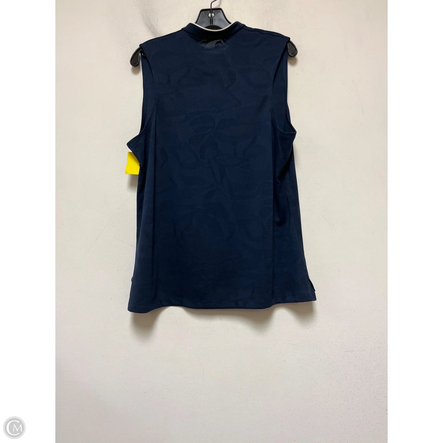 Athletic Tank Top By Nike Apparel In Navy, Size: Xl