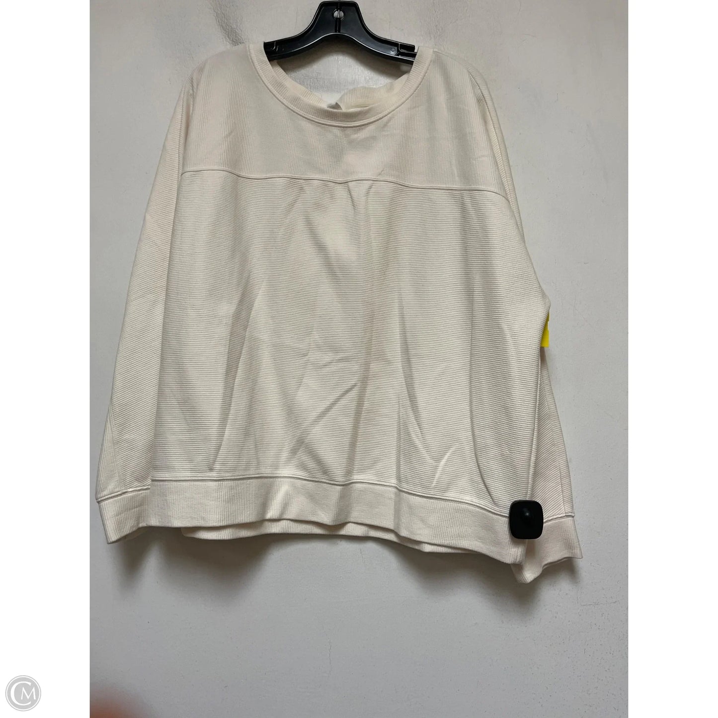 Sweatshirt Hoodie By Zella In Cream, Size: Xl