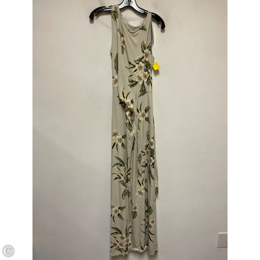 Dress Casual Maxi By Lands End In Tropical Print, Size: S