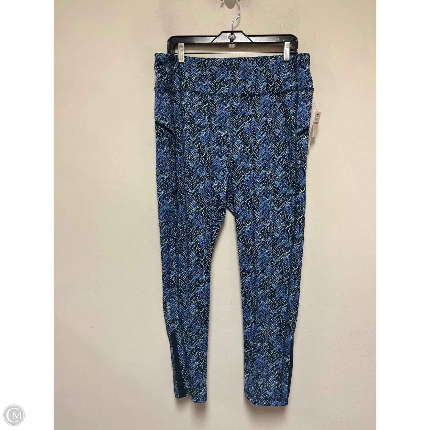 Athletic Leggings By Talbots In Blue, Size: Xl