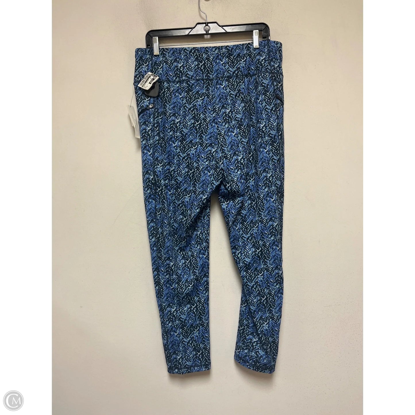 Athletic Leggings By Talbots In Blue, Size: Xl