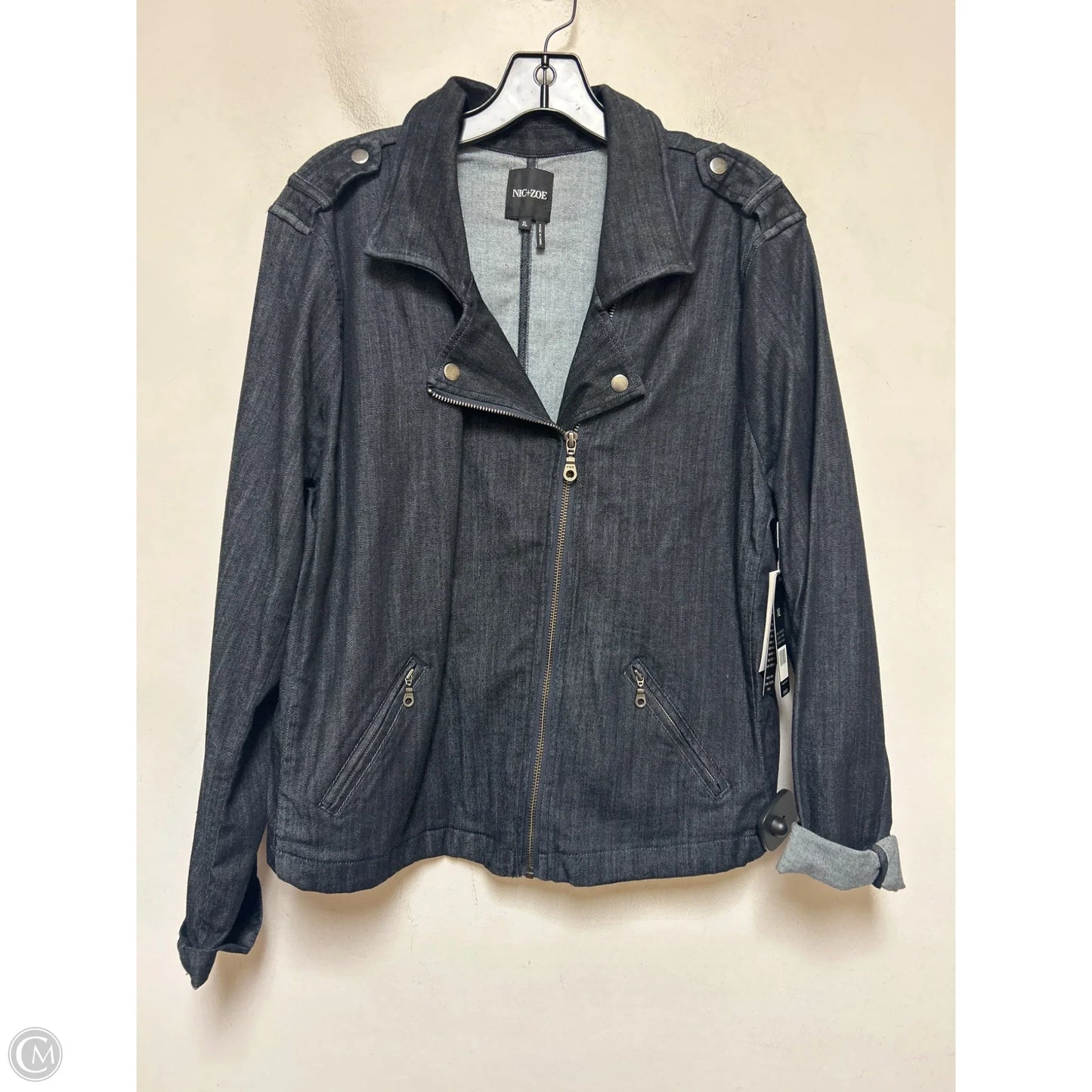 Jacket Other By Nic + Zoe In Blue Denim, Size: Xl