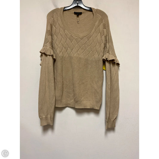 Sweater By Banana Republic In Tan, Size: Xl