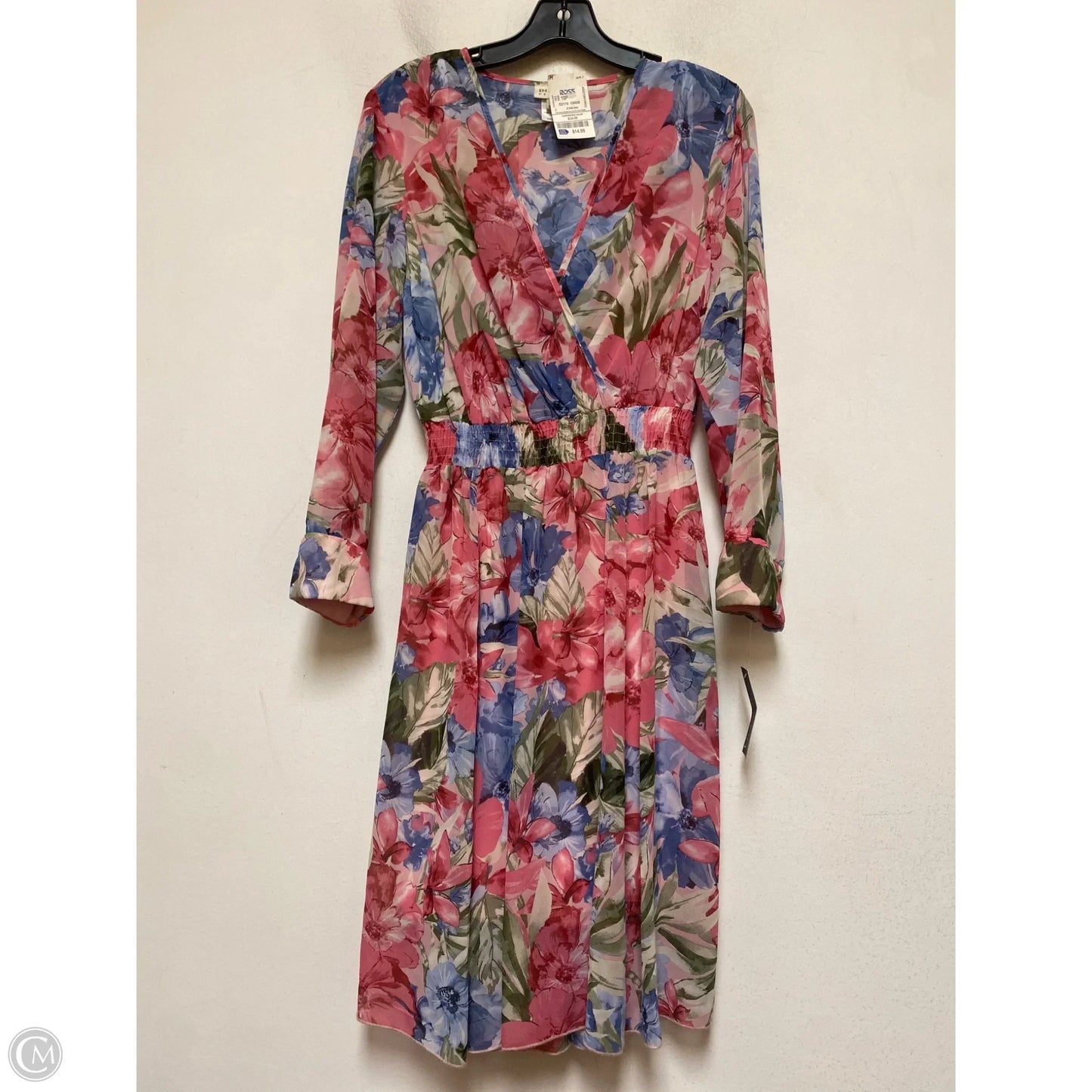 Dress Casual Short By Enfocus In Floral Print, Size: Mp