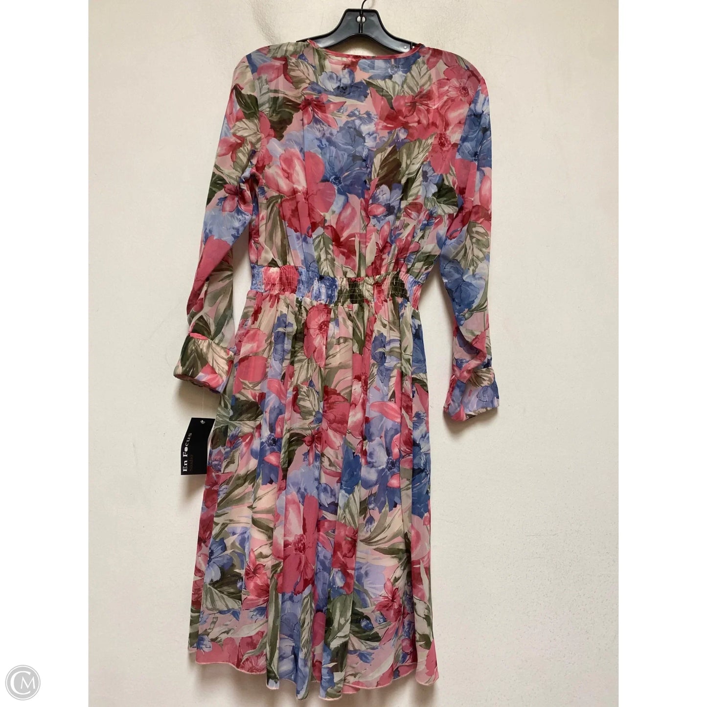 Dress Casual Short By Enfocus In Floral Print, Size: Mp