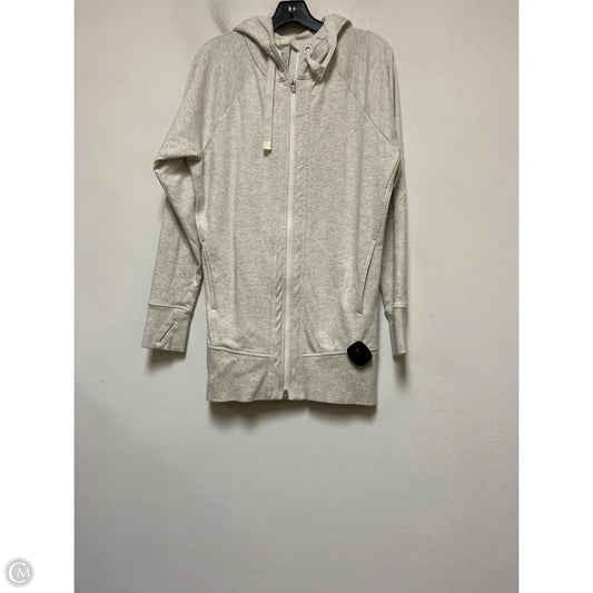 Athletic Sweatshirt Hoodie By Athleta In Tan, Size: S