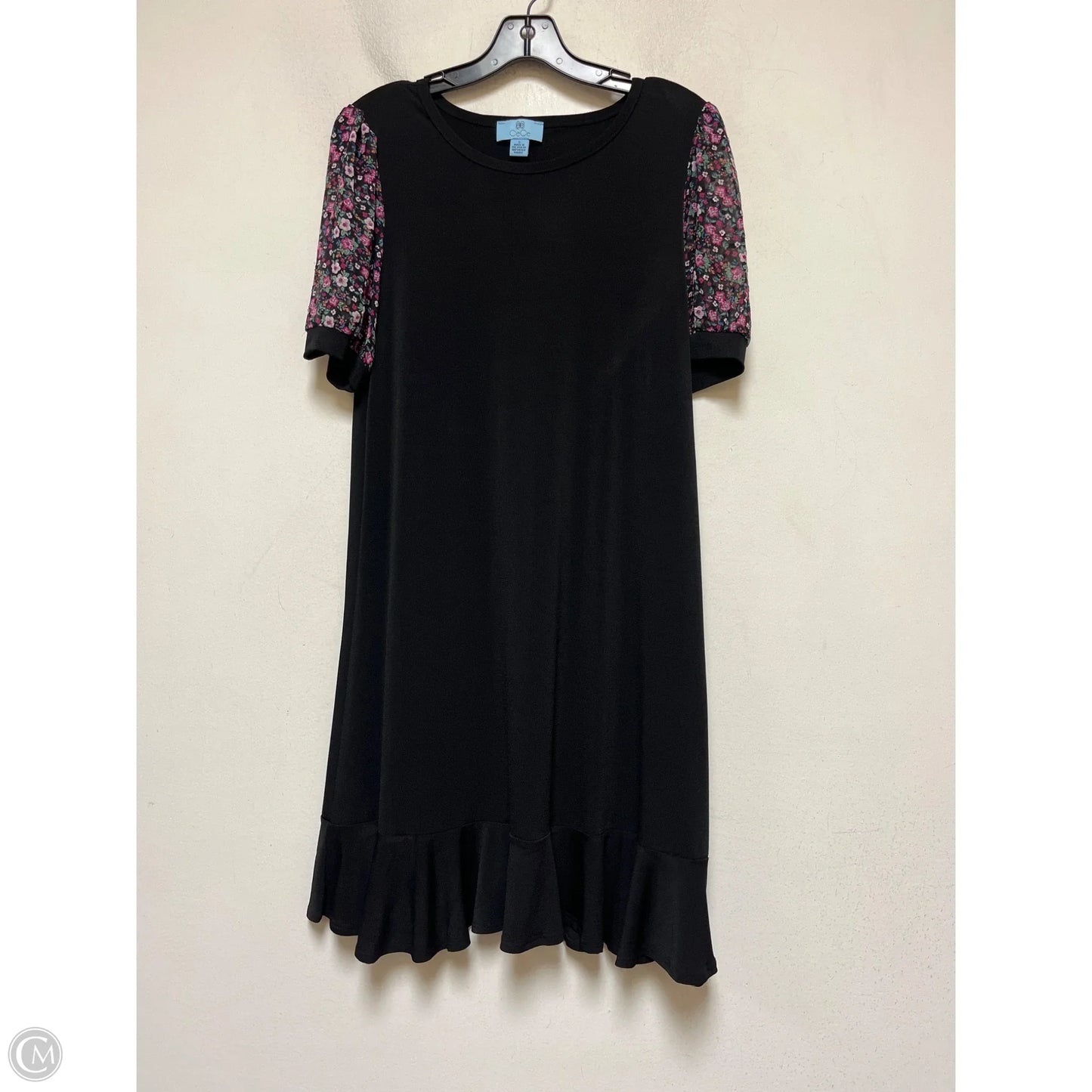 Dress Casual Short By Cece In Black & Pink, Size: S