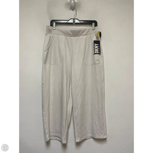 Athletic Pants By Dkny In Cream, Size: M