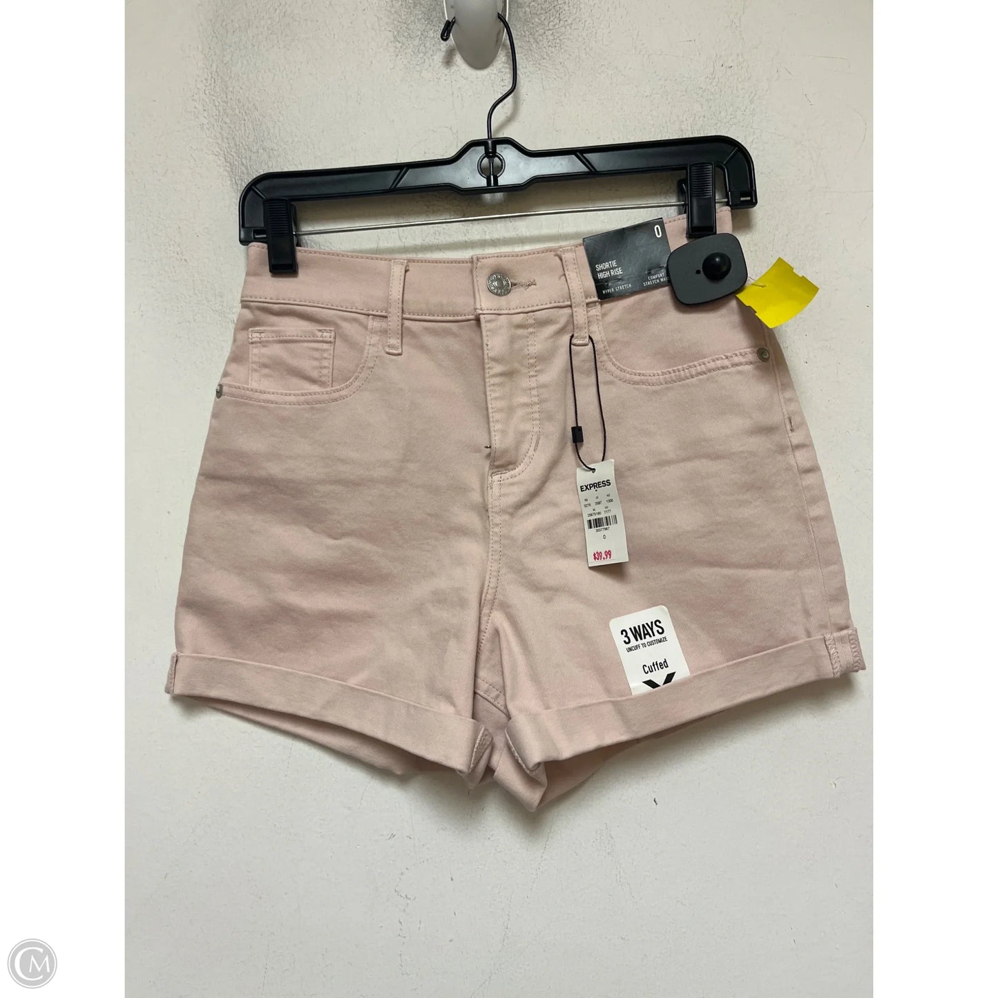 Shorts By Express In Pink Denim, Size: 0