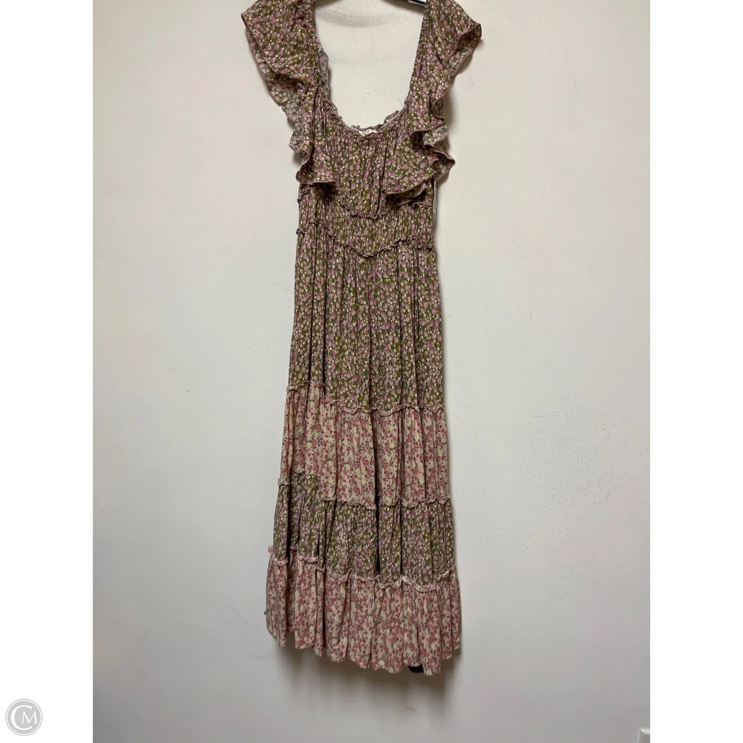 Dress Casual Maxi By Easel In Floral Print, Size: L