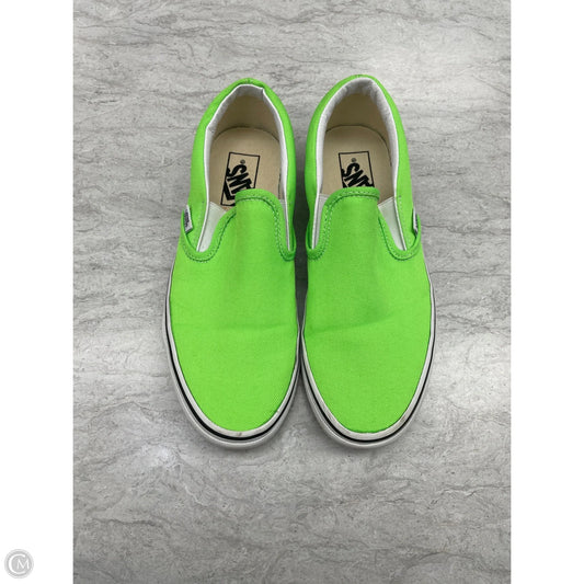 Shoes Sneakers By Vans In Green, Size: 8